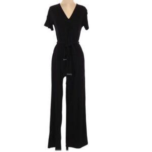Michael Kors black cold shoulder jumpsuit XL